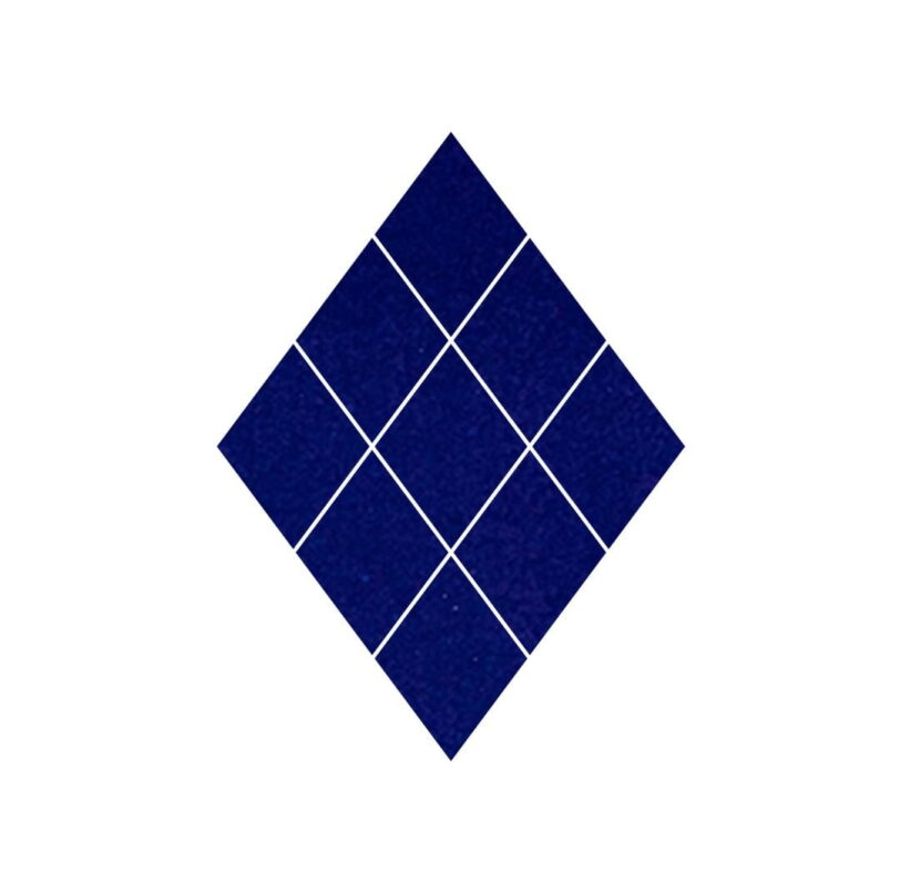 Zellige diamant donkerblauw