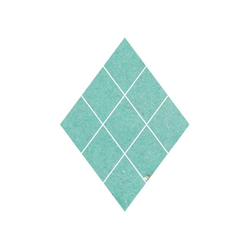 Zellige diamant turquoise