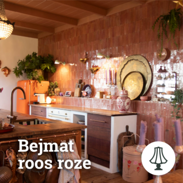 Bejmat roos roze - dehuischkamer.nl