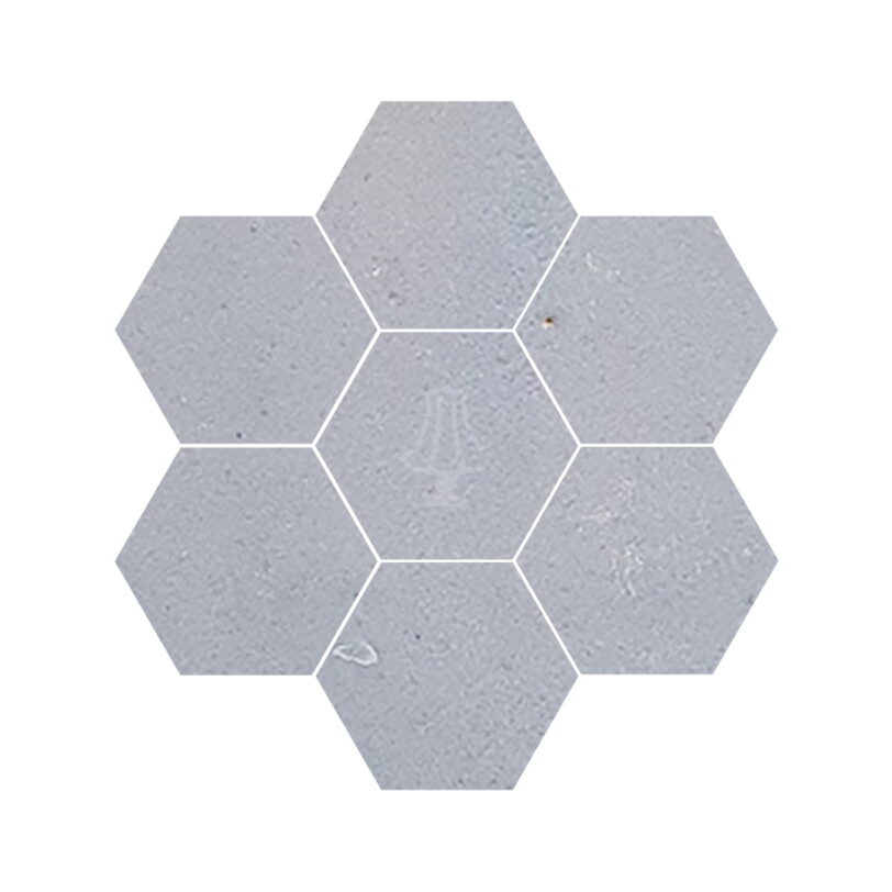 Zellige hexagon baby blauw