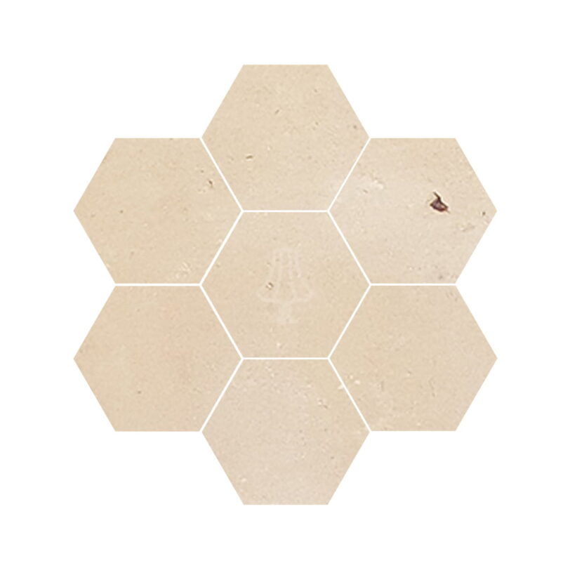 Zellige hexagon naturel mat