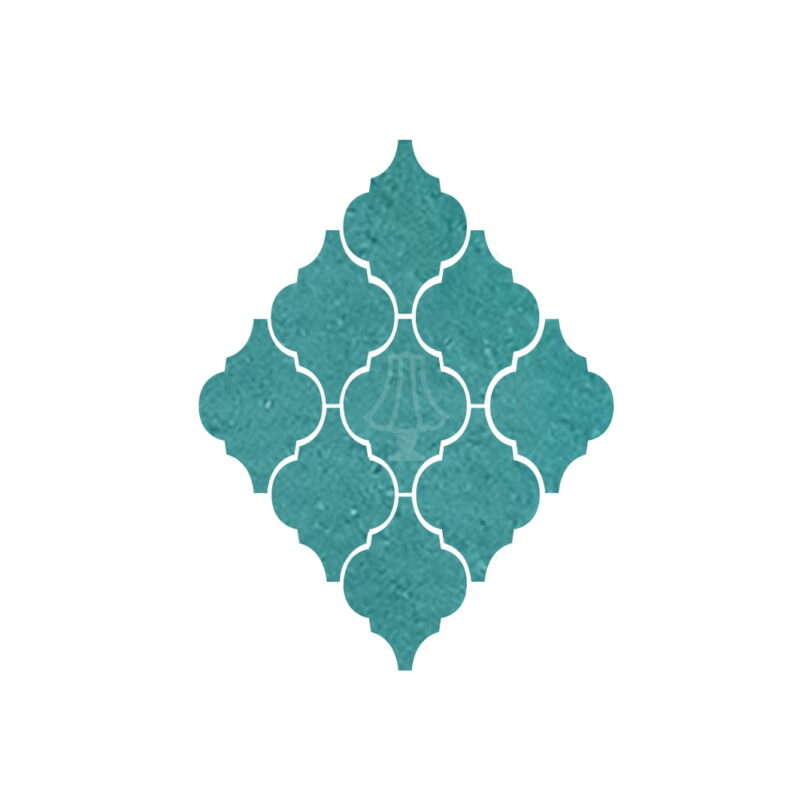 Zellige lampion turquoise