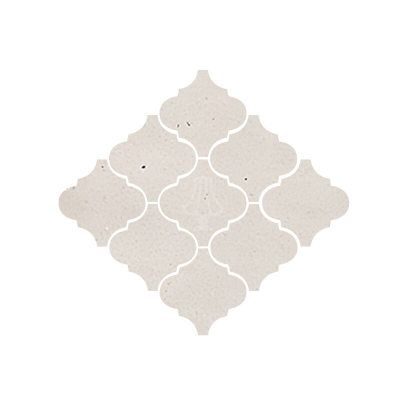Zellige lampion 12x11,5 gebroken wit