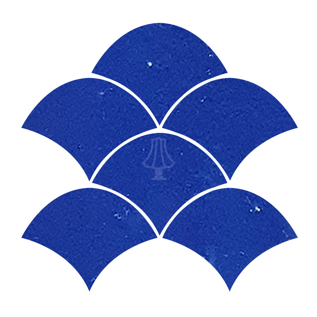 Schubben 13x9,5 donkerblauw