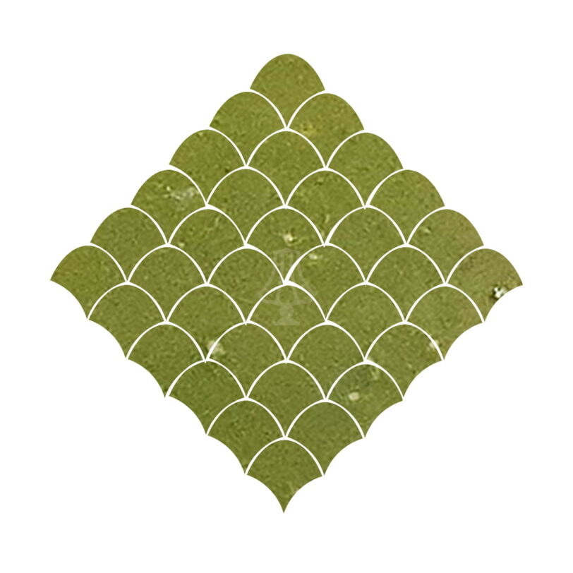Schubben 5x5 grasgroen