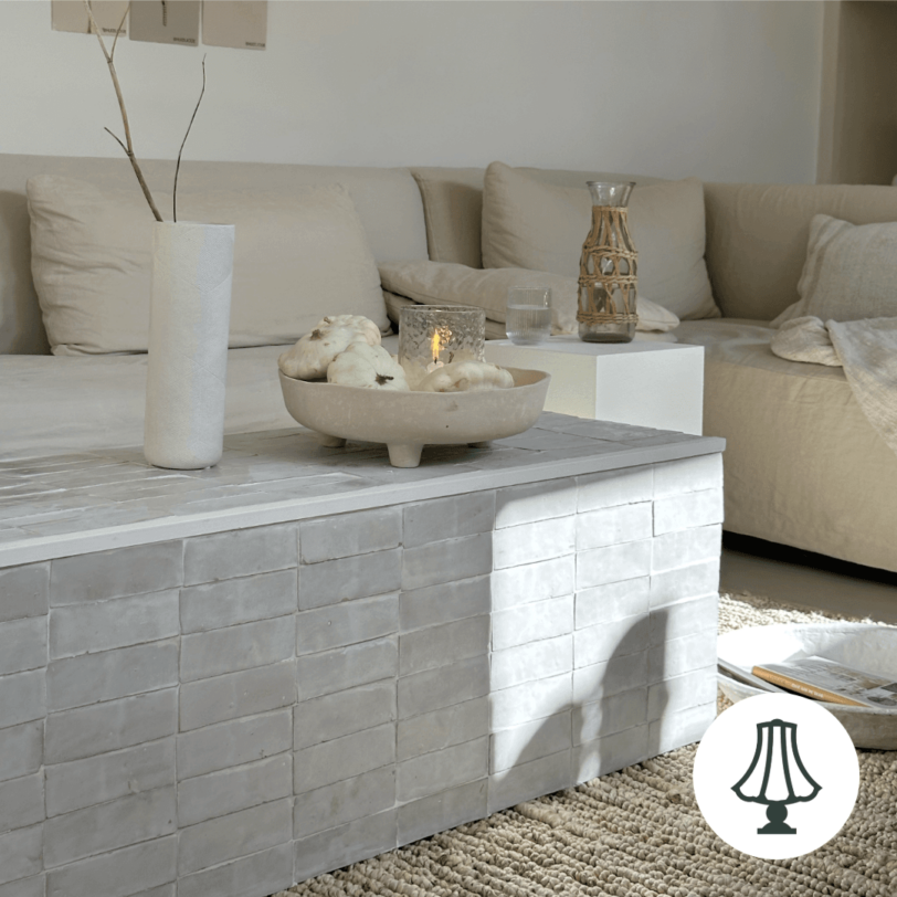 Salontafel plinta gebroken wit - dehuischkamer.nl
