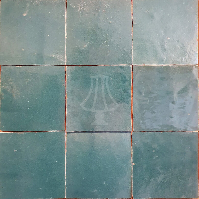 Zellige 10x10 petrol groen